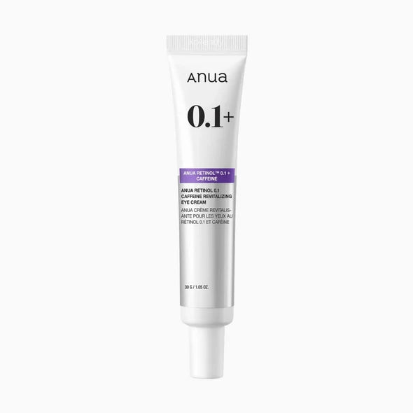 Anua - Retinol 0.1 Caffeine Revitalizing Eye Cream (İnce Çizgi Önleyici Retinol ve Kafeinli Göz Kremi) 30g